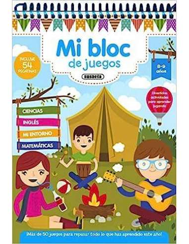 Libro Mi bloc de juegos 8-9 años