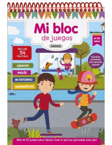Libro Mi bloc de juegos 9-10 años