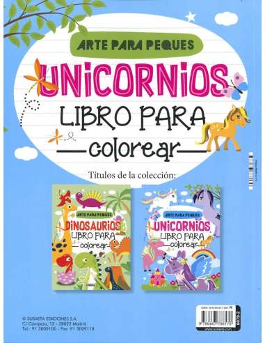 Libro Unicornios Arte Para Peques