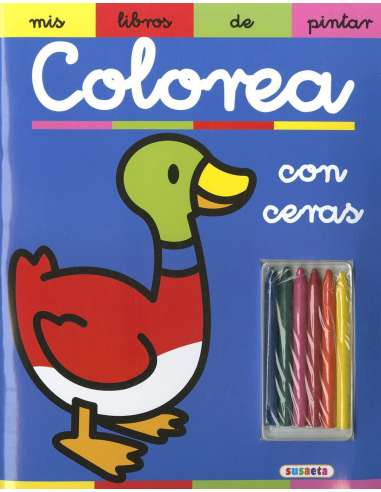 Libro Colorea con Ceras