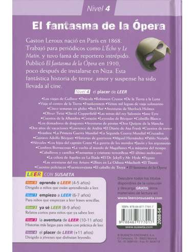 Libro El fantasma de la Ópera
