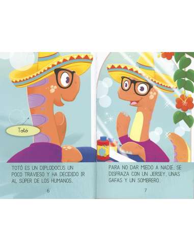 Libro Un dinosaurio En El Súper