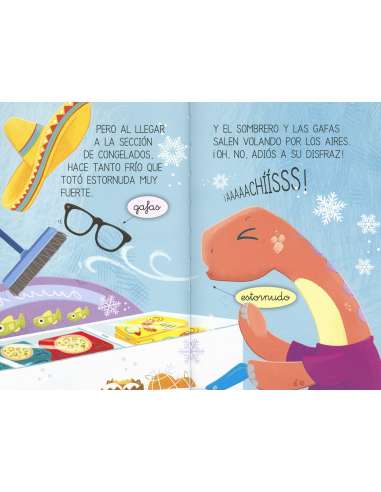 Libro Un dinosaurio En El Súper