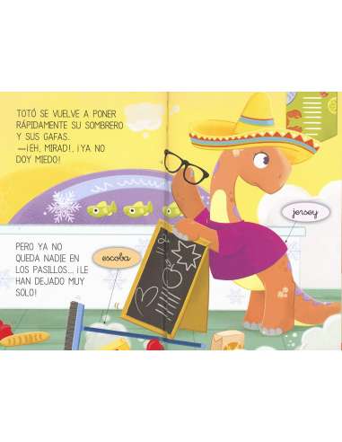 Libro Un dinosaurio En El Súper