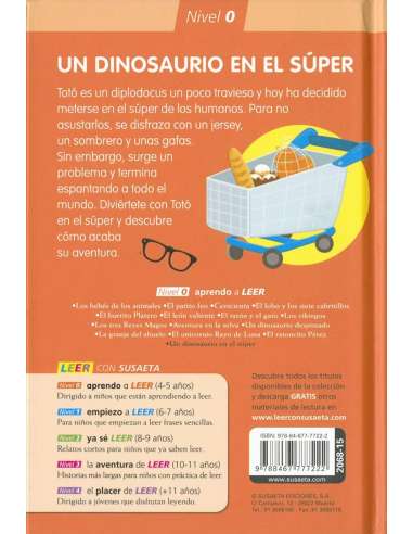 Libro Un dinosaurio En El Súper