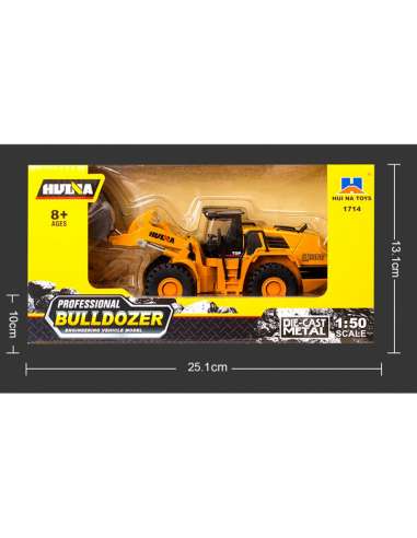 Bulldozer Huina 1714 1/50 Estatico