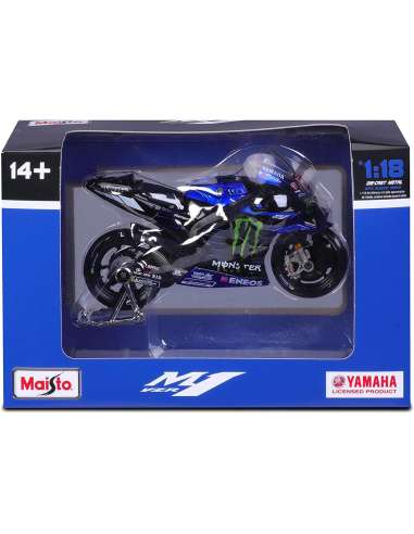 Moto Yamaha Yzr M1 Moto GP 2022 1/18