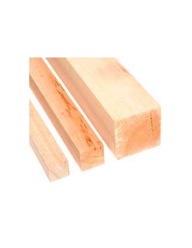 Liston Rectangular Balsa 6 x 6 mm x 1 M.