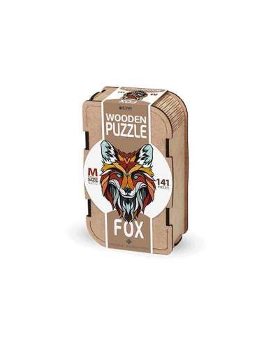 Puzzle Zorro 141 Piezas Caja de Madera