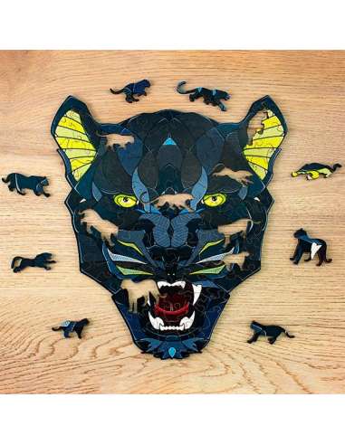 Puzzle Pantera 102 Piezas Caja de Madera