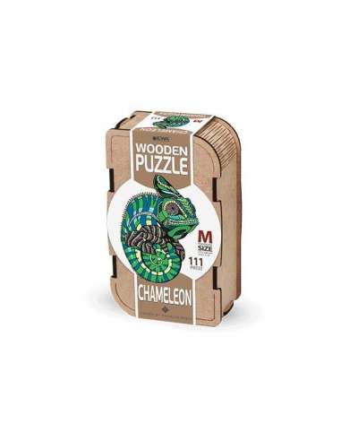 Puzzle Camaleon 111 Piezas Caja de Mader