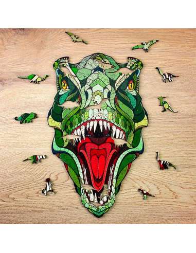 Puzzle T-Rex (L)570 Piezas Caja de Mader