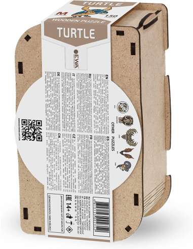 Puzzle Tortuga 150 Piezas Caja de Mader Puzzle Tortuga 150 Piezas Caja de Mader