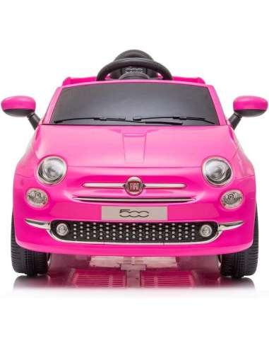 Fiat 500 12 Voltios Rosa Control Remoto