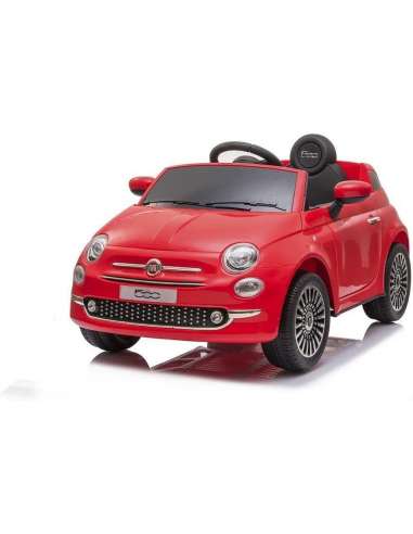 Vehiculo a Baterias Fiat  500 Rojo 12V