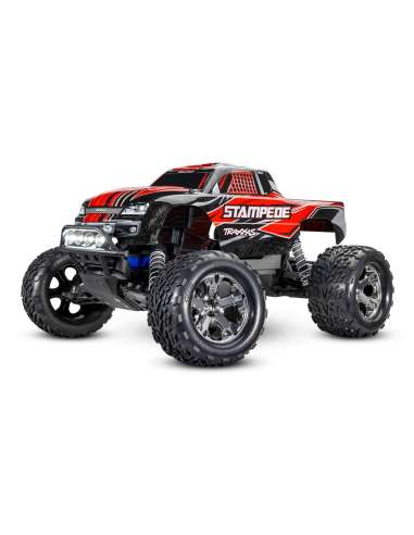 Traxxas Stampede TQ 2.4 Ghz Red Bat+Carg
