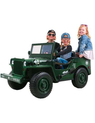 Jeep Willies Militar 3 Plazas 12 V 4X4