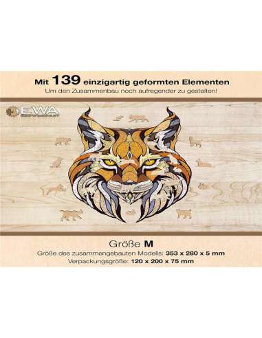 Puzzle Ewa Lince 139 Piezas Madera
