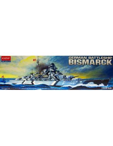 Maqueta Barco Bismarck Esc 1/800 Academy