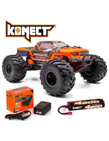 Coche RC Rogue Terra B.Naranja Brushed