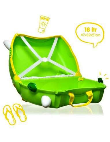 Maleta Trunki Dino Dudley Con Ruedas