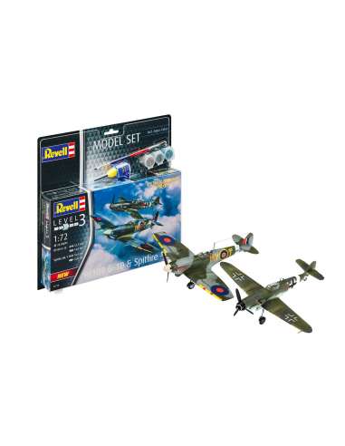 Maqueta Set Combat Aviones BF109G-Spitfi