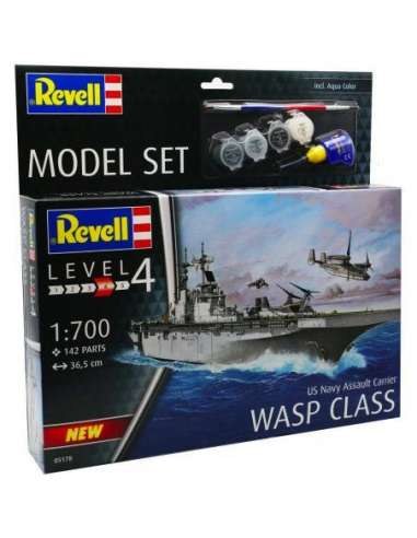 Maqueta Barco Us Navy Assaul Wasp 1/700