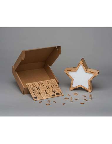 Estrella Luminosa Personalizable Dual 