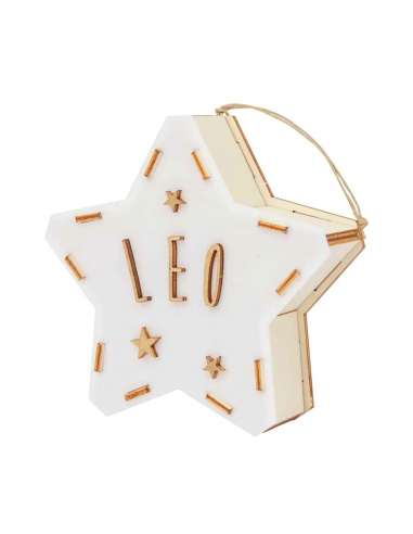 Estrella Luminosa Mini a Pilas Sin LETRA