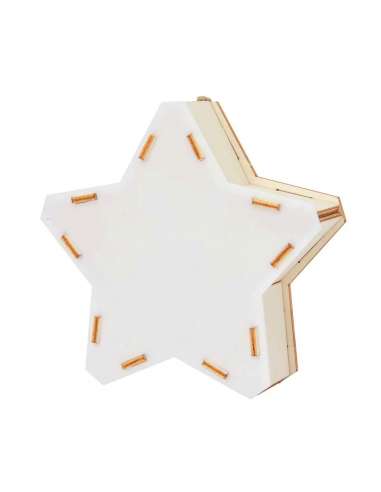 Estrella Luminosa Mini a Pilas Sin LETRA