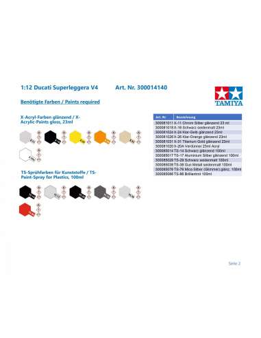 Maqueta 1/12 Moto Ducati Superleggera V4