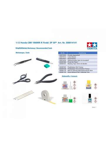 Maqueta 1/12 Moto Hond CBR 1000RR-R 