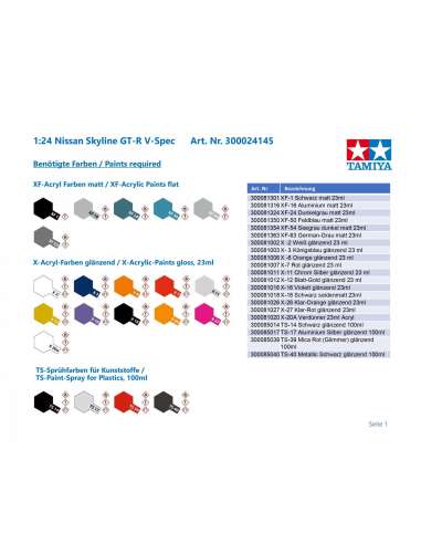 Maqueta 1/24 Coche Nissan Skyline GT-R-V