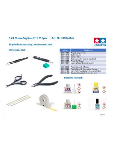 Maqueta 1/24 Coche Nissan Skyline GT-R-V