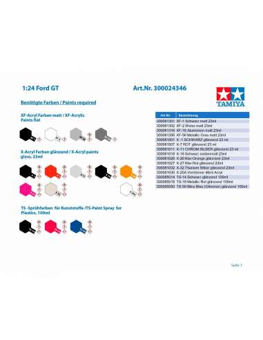 Maqueta 1/24 Coche Ford GT