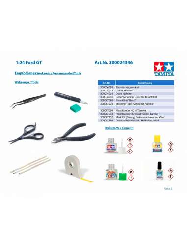 Maqueta 1/24 Coche Ford GT