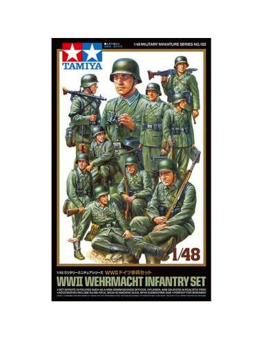 Set Infanteria Alemana 1:48  Ger. Wehrm