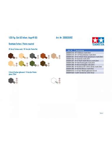 Set 1:35 Asalto Infanteria US