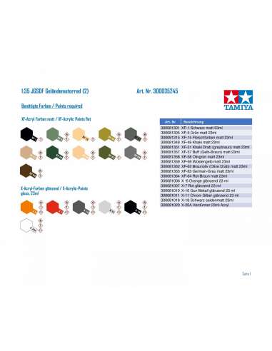 Maqueta 1:35 JGSDF Motocicleta