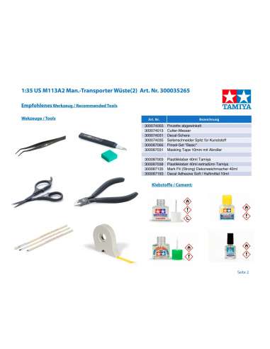 Maqueta 1:35 Transporte Personal M113A2