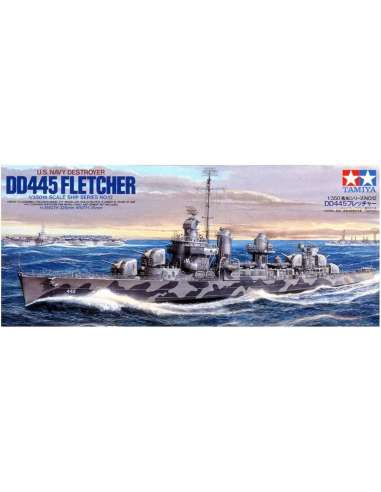 Maqueta 1:350 Destructor Fletcher D445