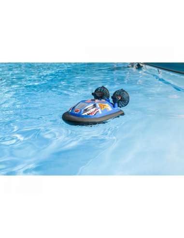 Lancha Rc Hovershark 2.4 G Azul/Naranja
