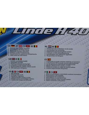 Carretilla Elevadora RC Esc. 1/14 Bat+Ca