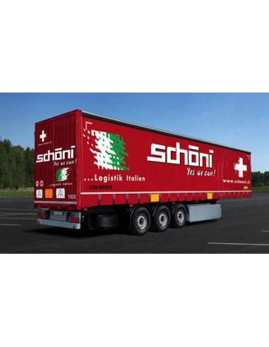 Maqueta Remolque Schoni Camion 1/24
