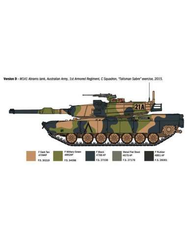 Maqueta Tanque M1A1 Abrams 1/35