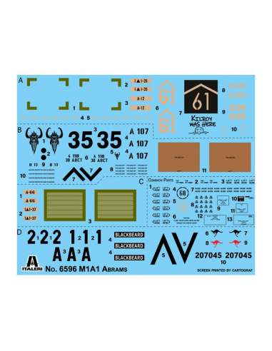 Maqueta Tanque M1A1 Abrams 1/35