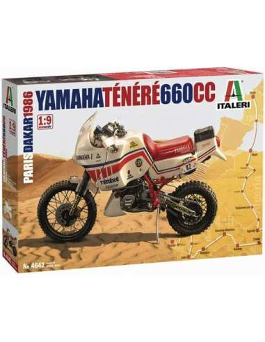 Maqueta Moto Yamaha Tenere 660 1986 1/9
