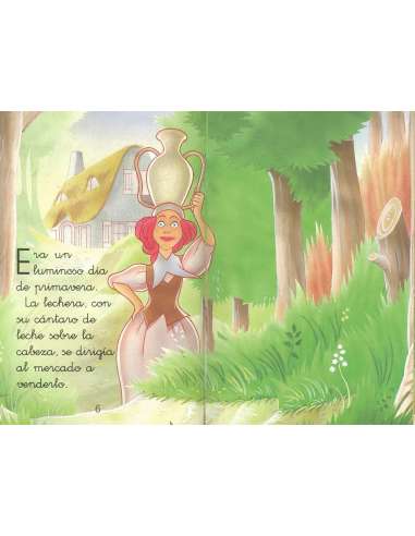 La Lechera y El Cantaro de Leche