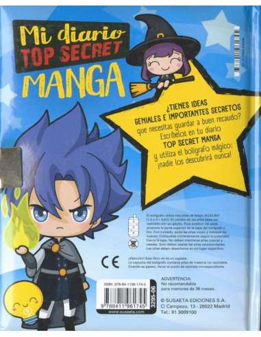 Mi Diario Top Secret Manga