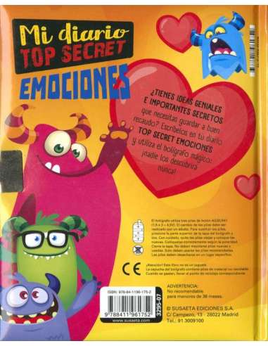Mi Diario Top Secret Emociones
